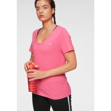 3er Pack T-Shirts, schwarz+pink+rauchblau, Gr.40/42-56/58 