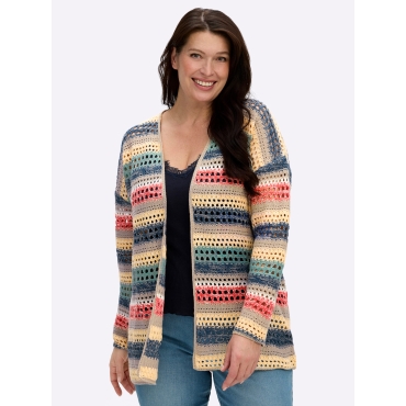 Ajourstrickjacke 