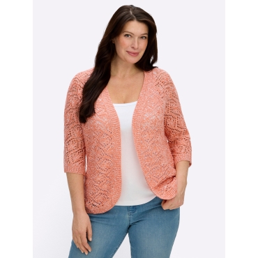 Ajourstrickjacke 