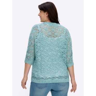 Ajourstrickjacke 