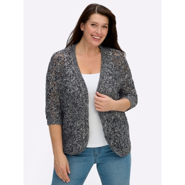Ajourstrickjacke 