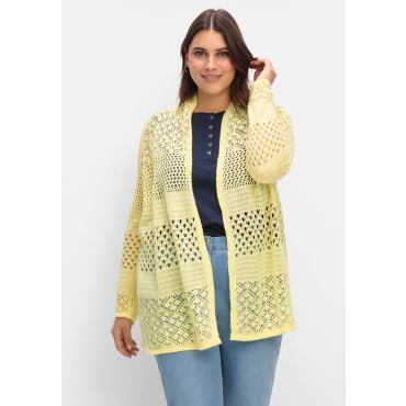 Ajourstrickjacke 