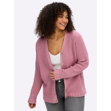 Ajourstrickjacke 