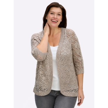 Ajourstrickjacke 