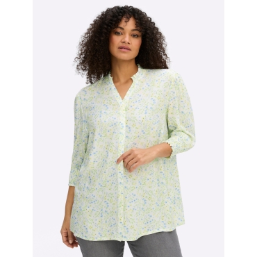 Bluse mit Stehkragen 