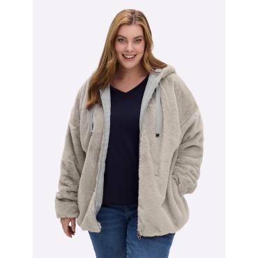 Fellimitatjacke 