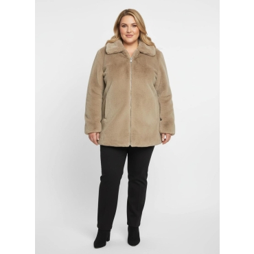 Fellimitatjacke 
