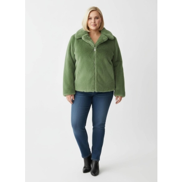 Fellimitatjacke 