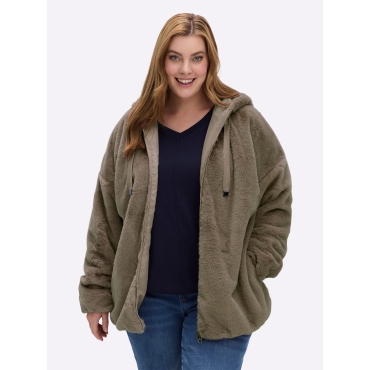 Fellimitatjacke 
