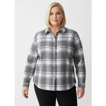 Flanellbluse 
