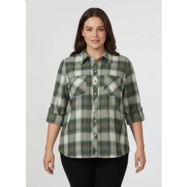 Flanellbluse 