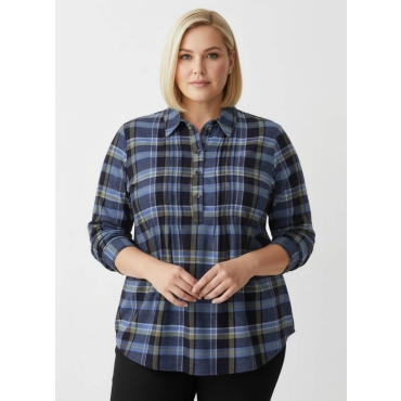 Flanellbluse 