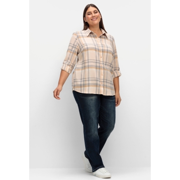 Flanellbluse 