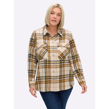 Flanellbluse 