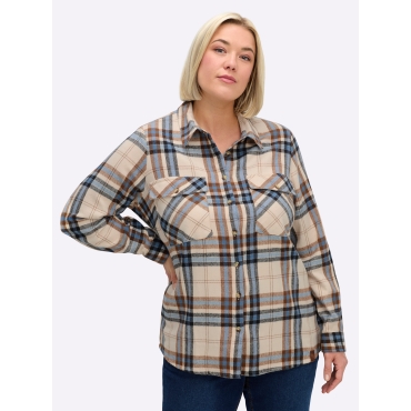 Flanellbluse 