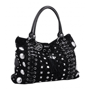 Forty degrees Leder Shopper »Rivet Star« 