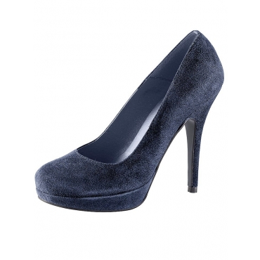 Große Größen: Pumps, blau, Gr.35-42 