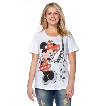 Große Größen: sheego Casual Disney T-Shirt, weiß, Gr.40/42-56/58 