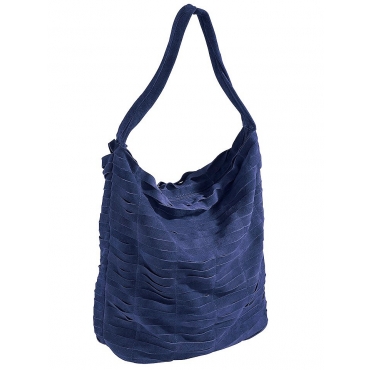 Große Größen: Tasche von COLLEZIONE ALESSANDRO, blau, Gr.ca. 42/44/16,5 cm-ca. 42/44/16,5 cm 