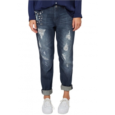 Große Größen: Triangle Jeans, blue denim, Gr.40-54 
