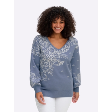 Jacquardpullover 