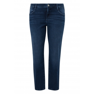 Jeans im schmalen Tapered Fit, in 5-Pocket-Form, dark blue Denim, Gr.44-54 