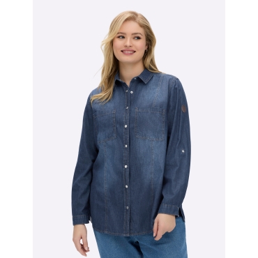 Jeansbluse 