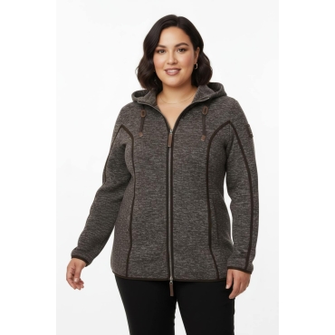 Kapuzenfleecejacke 