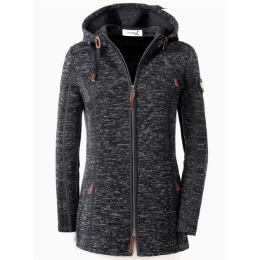 Kapuzenfleecejacke 