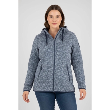 Kapuzenfleecejacke 