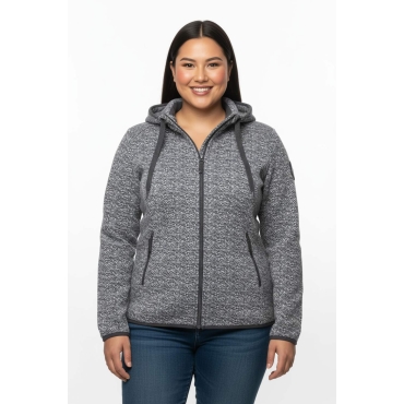 Kapuzenfleecejacke 