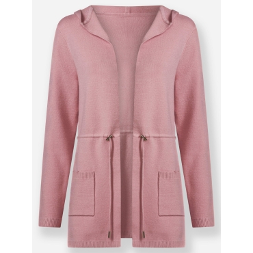 Kapuzenstrickjacke 