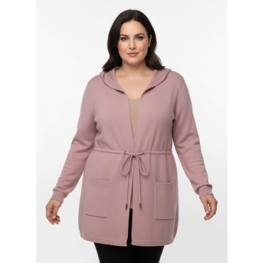 Kapuzenstrickjacke 