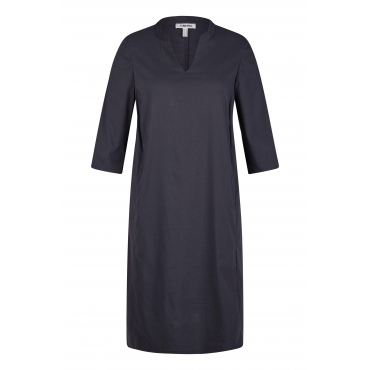 Kleid im O-Shape, superleichte Qualität, indigo, Gr.40-58 