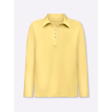 Langarm-Poloshirt 