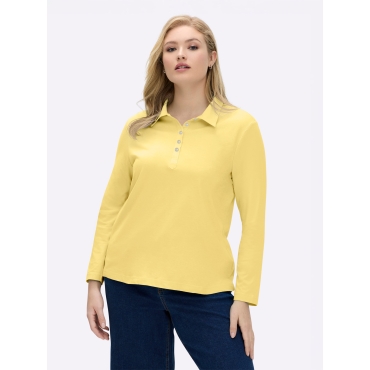 Langarm-Poloshirt 