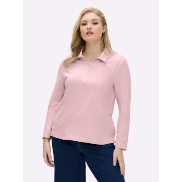 Langarm-Poloshirt 