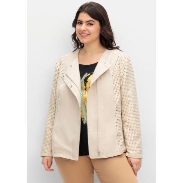 Lederimitatjacke 