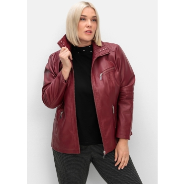Lederimitatjacke 