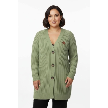 Longstrickjacke 