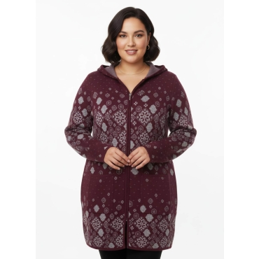 Longstrickjacke 