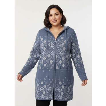 Longstrickjacke 