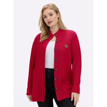 Longstrickjacke 