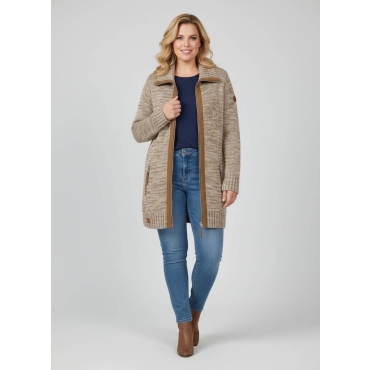 Longstrickjacke 