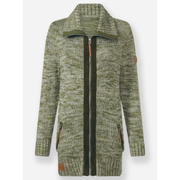 Longstrickjacke 
