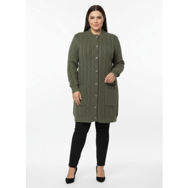 Longstrickjacke 