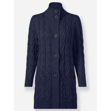 Longstrickjacke 