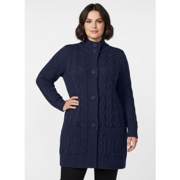 Longstrickjacke 