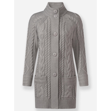 Longstrickjacke 