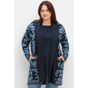 Longstrickjacke 